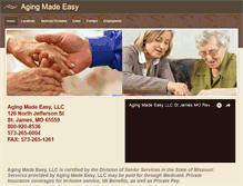 Tablet Screenshot of agingmadeeasyllc.com